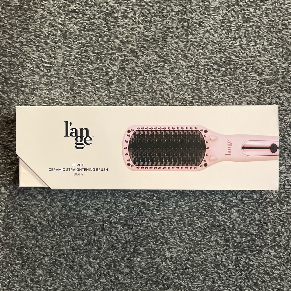 Lange Blush Ceramic Straightening Brush